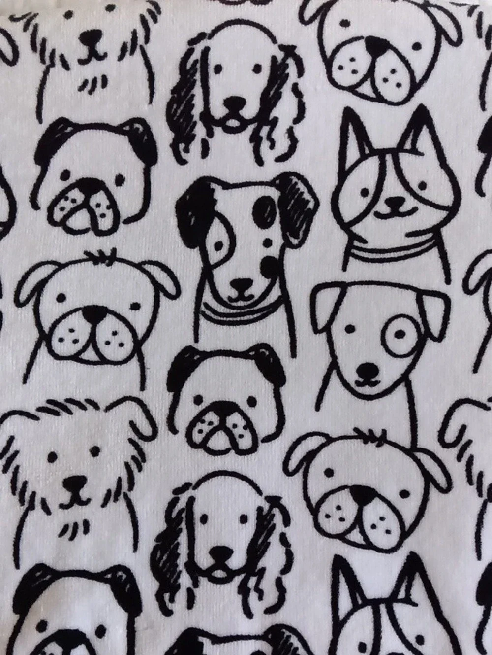 Deborah Connolly Designs Tip Towel Dog Print